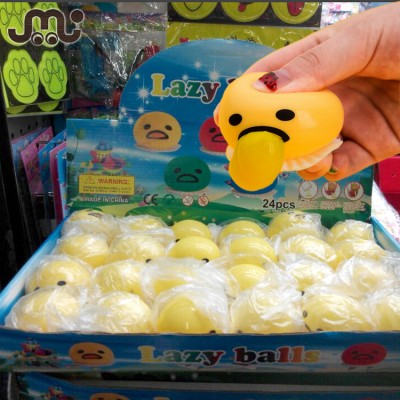 Cute small lazy surprise egg,vomiting lazy surprise egg toy