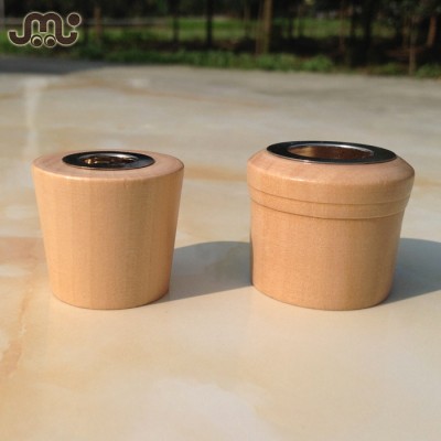 Unfinished perfume bottle wooden cap