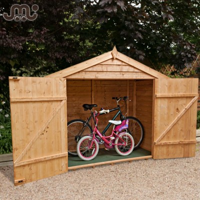 Wholesale simple fashion wooden bike storage shed