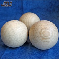 Hight quality well polished solid toy wooden ball