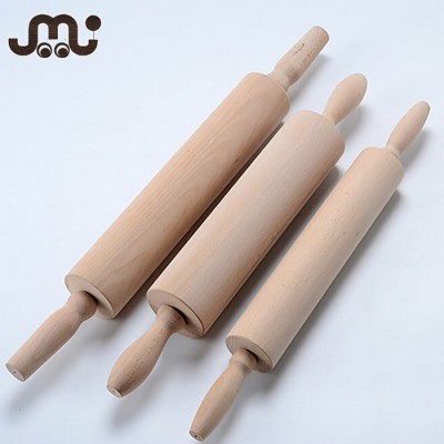 Hardwood simple wooden dough rolling pin