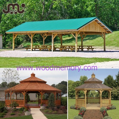 Fashional handmade wooden wedding pavilion