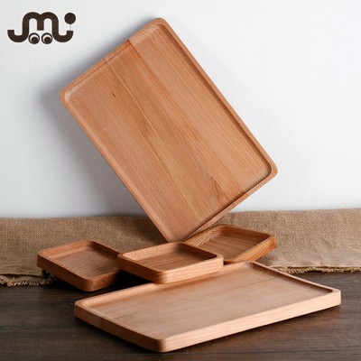 Beech wood unfinished wooden bread serving board