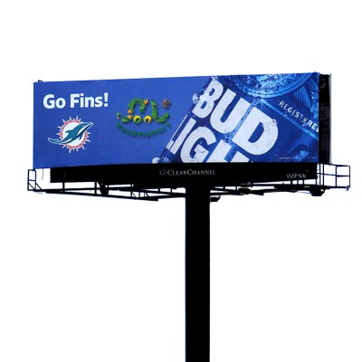 Custom Single Pole Large Format Billboard Outdoor