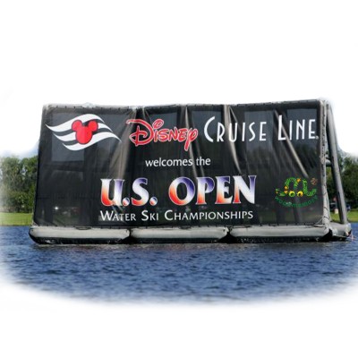 Custom Amphibious High Strength Inflatable Water Billboard